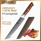Ножи мясницкие XINZUO vg10, кухонные резцы из дамасской стали 8 дюймов, острые лезвия из нержавеющей стали, для нарезания поварских ножей с подарочным чехлом