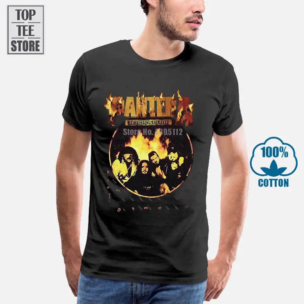 Pantera новая футболка из стали S M L Xl 2Xl брендовая официальная | Мужская одежда