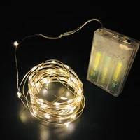 new 2m 3m 5m 10m copper wire led string lights holiday lighting fairy garland for christmas tree wedding party decoration