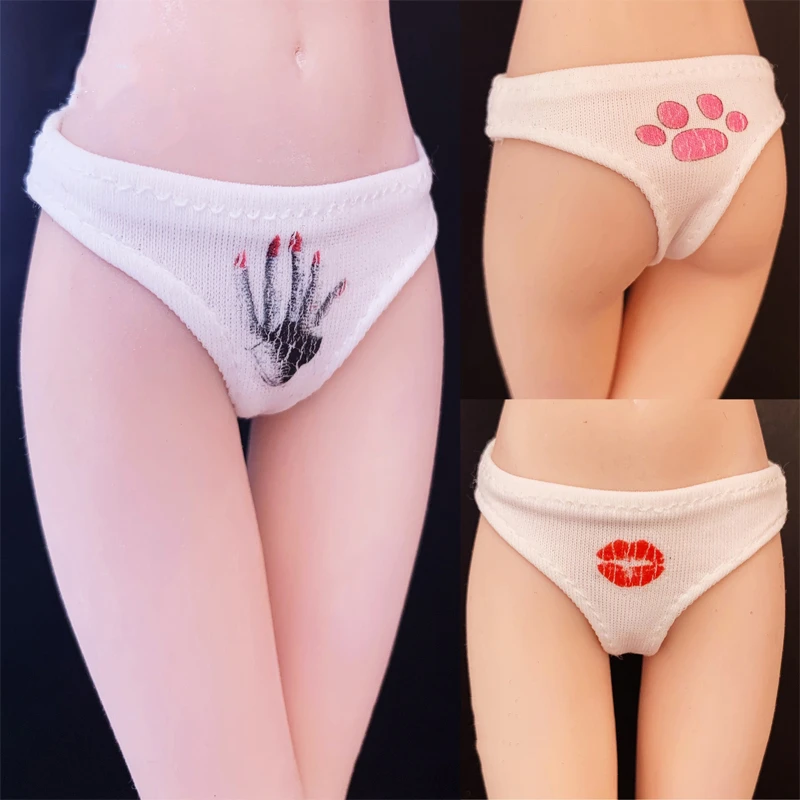 

New 1/6 Scale Female Underwear Cute Briefs Clothes Accessories for 12 Inches PH TBL Action Figures Seamless Body Model