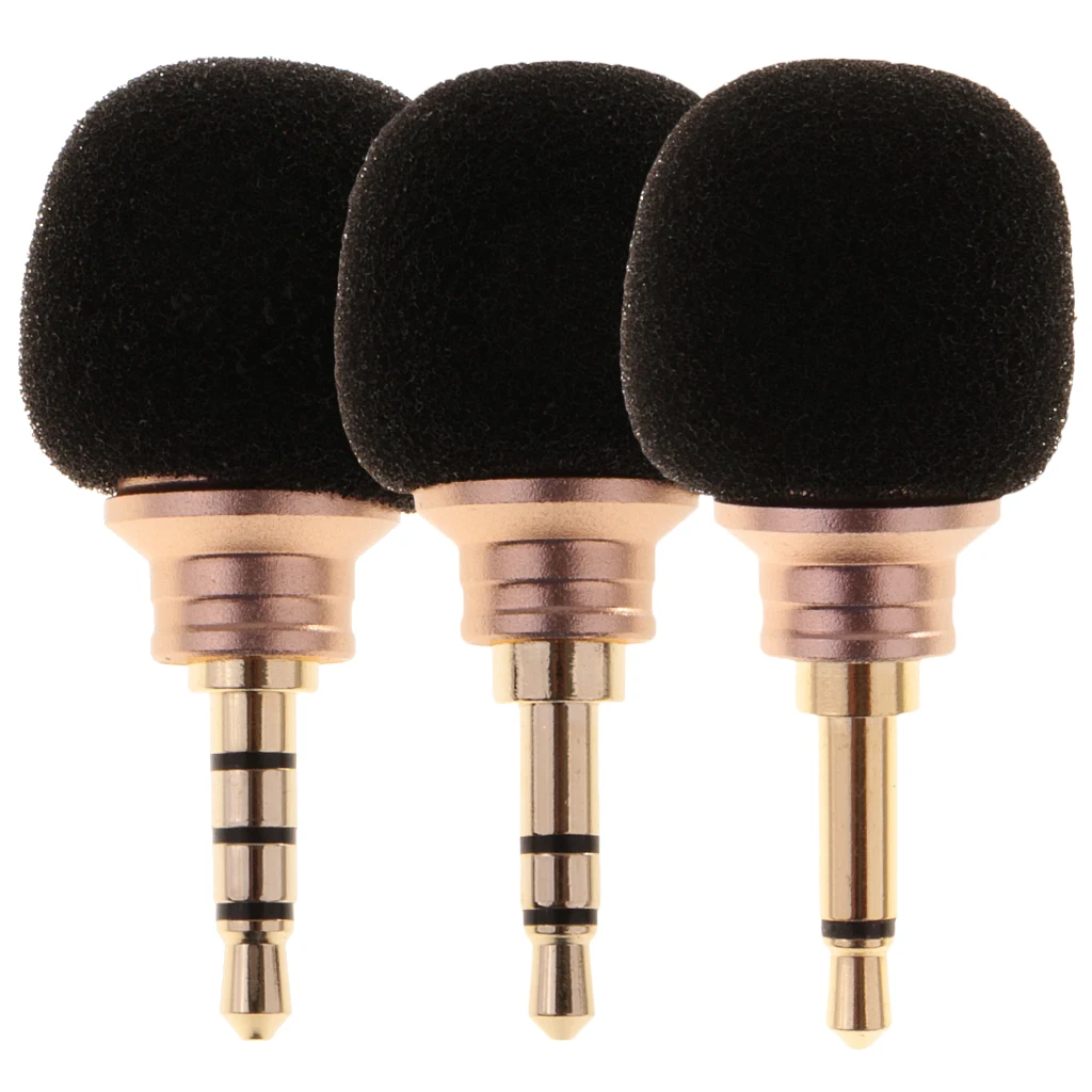 Портативный мини всенаправленный микрофон для мобильного телефона записи Samsung