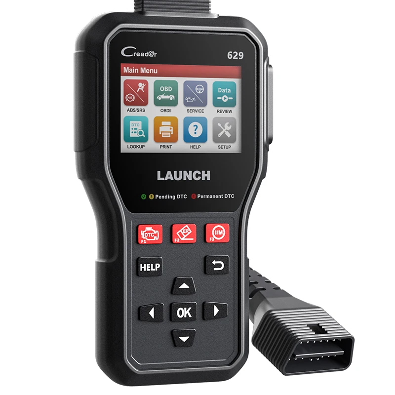 Launch CR629 OBD2 сканер двигателя ABS SRS OBD инструмент сканирования масла SAS сброс OBDII