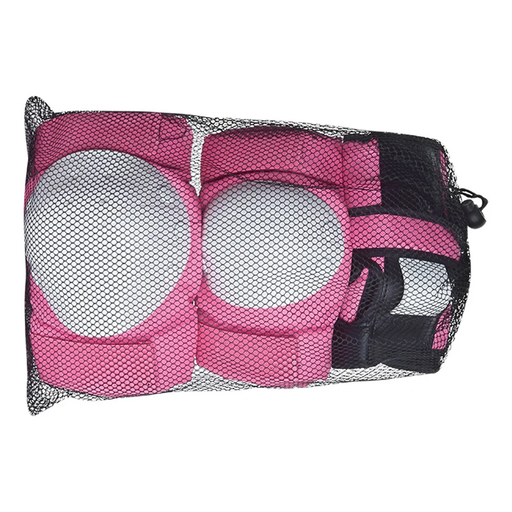 

Комплект детских защитных принадлежностей, спортивные наколенники, налокотники, защита рук для скейтбординга, езды на велосипеде (-размер)