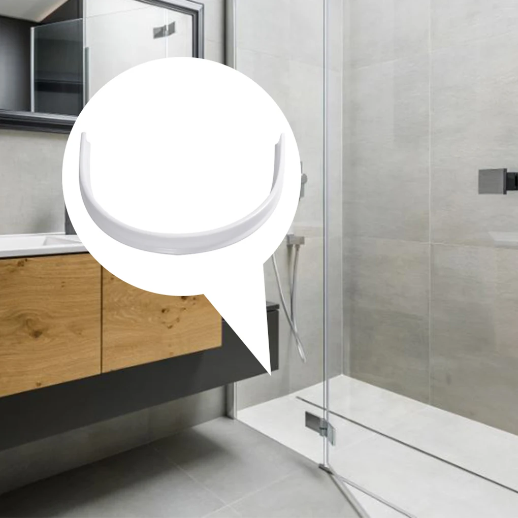 

Shower Barrier Silicone Water Stopper Waterproof Strip for Kitchen Bathroom