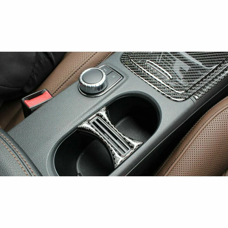 

for Mercedes-Benz CLA GLA A-Class Carbon Fiber Cup Holder Separation Decorative Sticker