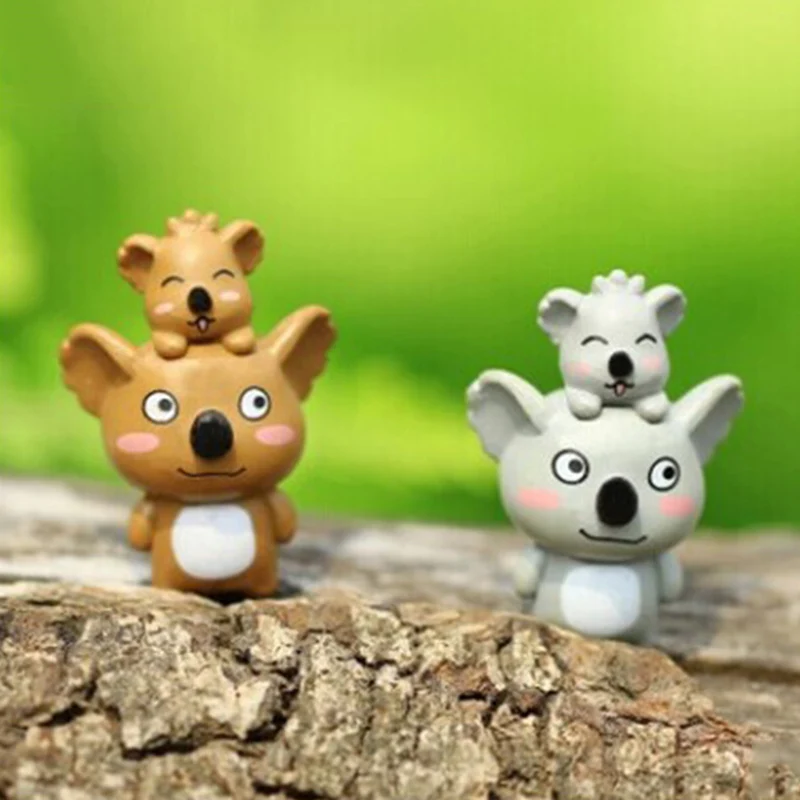 Милая фигурка коалы для мамы и сына маленькая статуэтка мини орнамент