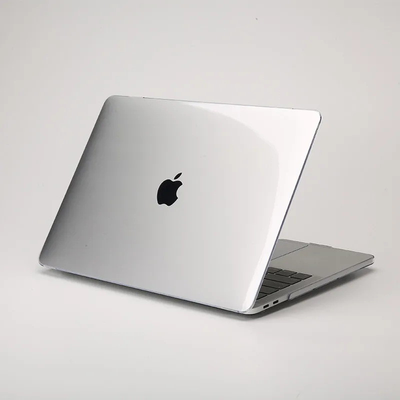 Crystal Transparent Чехол Sanmubaba для Macbook Air Pro retina 11, 12, 13, 15 дюймов, чехол с принтом кожи животных для Pro 13,3 15,4, сенсорная панель для ноутбука - Цвет: Crystal Transparent