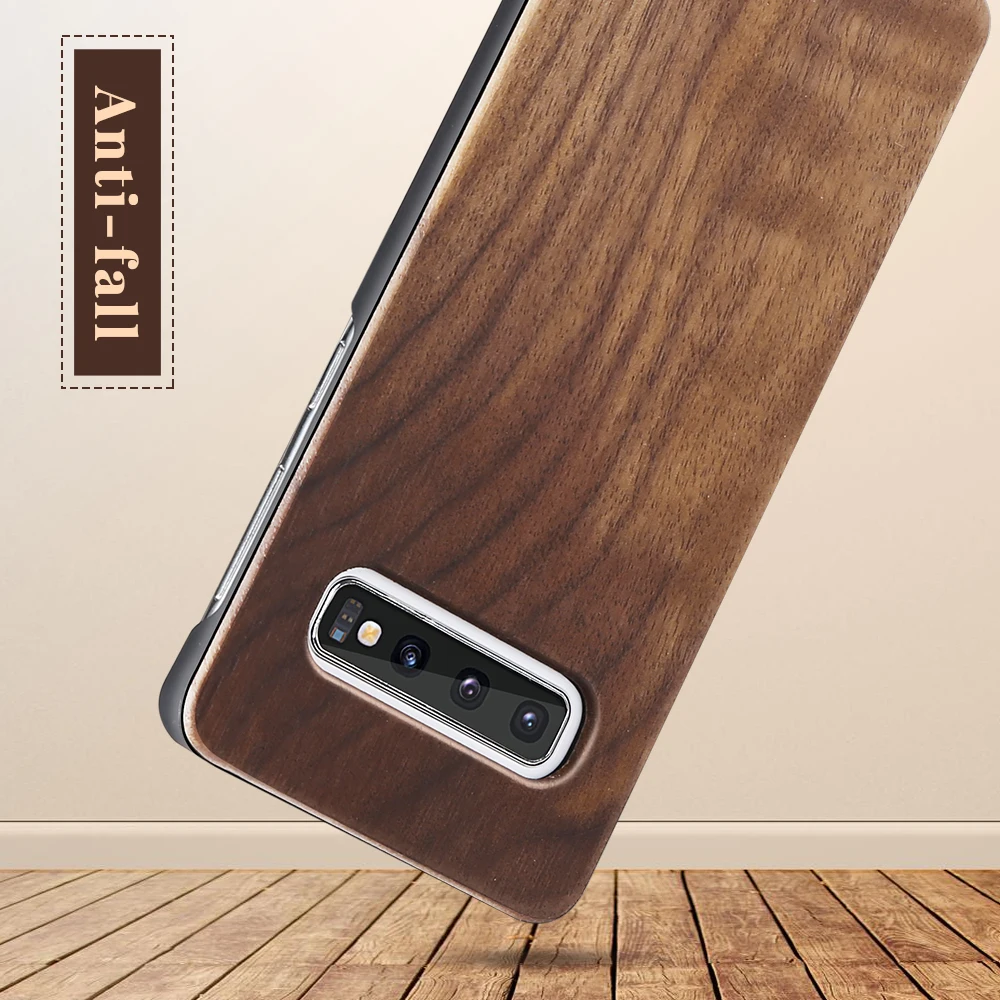 Чехол KISS шикарный винтажный деревянный ящик для samsung Galaxy S10 S9 S8 чехол Роскошный
