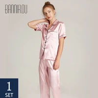 bannirou plus size pajamas womens pyjamas silk pyjama for women pajamas for women sleepwear home clothes dropshipping summer
