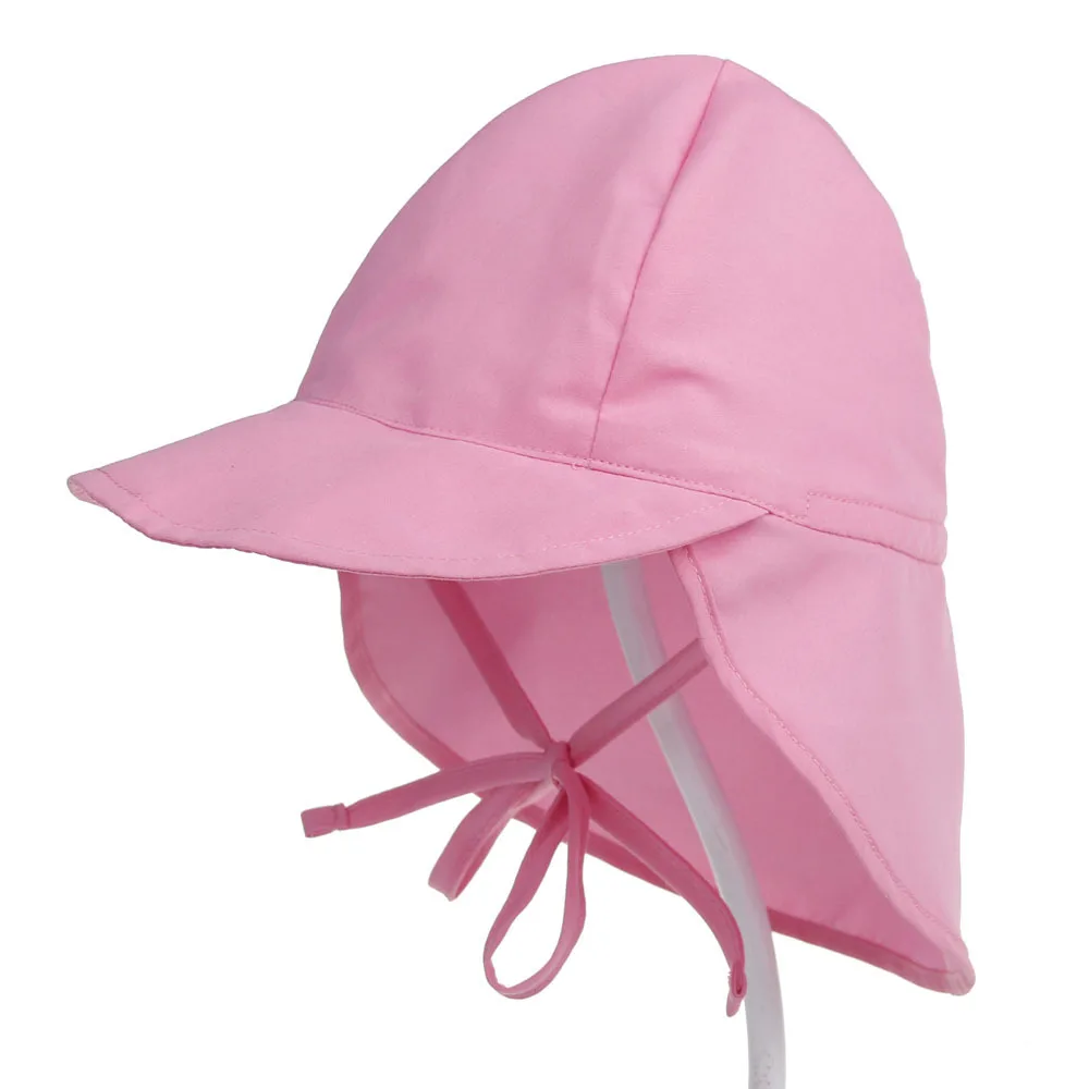 

Summer Baby Sun Hat Children Outdoor Neck Ear Cover Anti UV Protection Beach Caps Kids Boy Girl Swimming Flap Cap