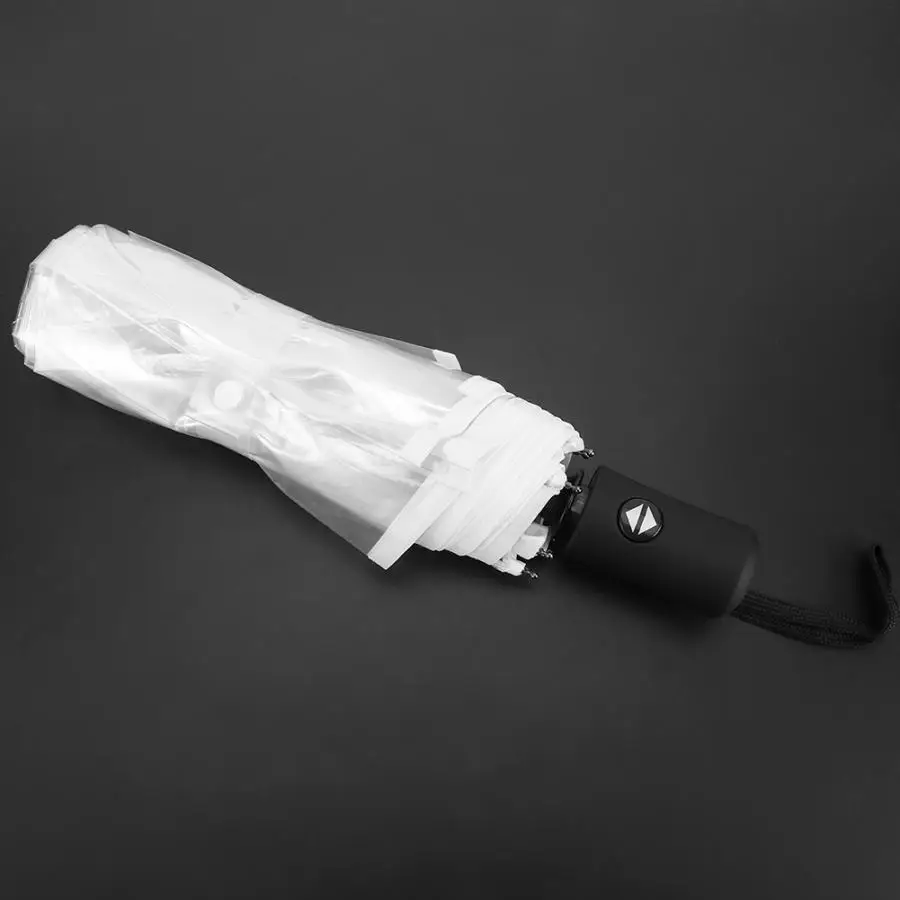 Зонт Автоматический Складной Ветрозащитный прозрачный компактный зонтик от