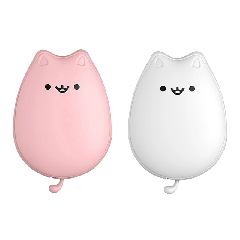 Милая зимняя мини грелка для рук с мультяшным медведем портативная зарядка через