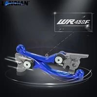 for yamaha wr450f motorcycle accessories dirt pit bike motocross pivot brake clutch levers wr 450f wr 450 f 2001 2015 2017 2018