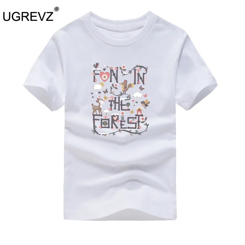 Футболка для мальчиков и девочек 8 14 лет с коротким рукавом|Тройники| |