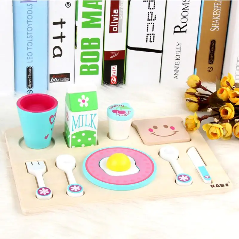 Деревянный игровой домик Игрушки для раннего развития детей имитация