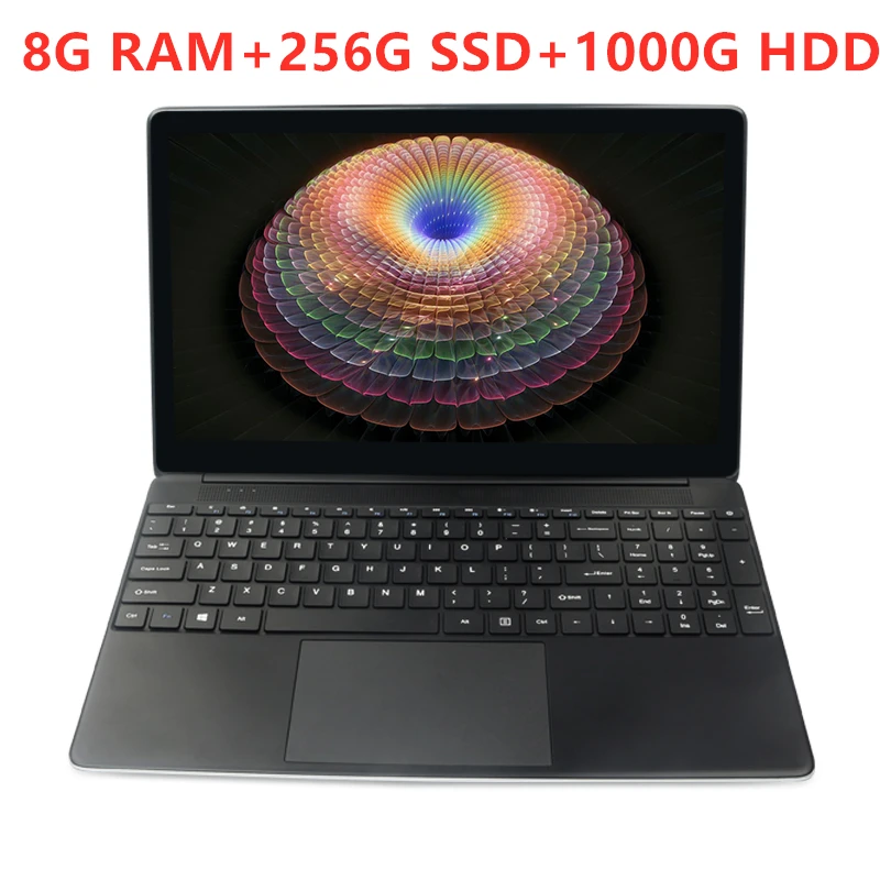 16- (8G 256 1000G) 15,6 дюймов 8 ГБ ОЗУ+ 256 ГБ SSD+ 2000 Гб HDD Intel четырехъядерный процессор 1920X1080P FHD Wifi офис дом школа ноутбук компьютер Win10 ноутбук - Цвет: 16- (8G 256 1000G)