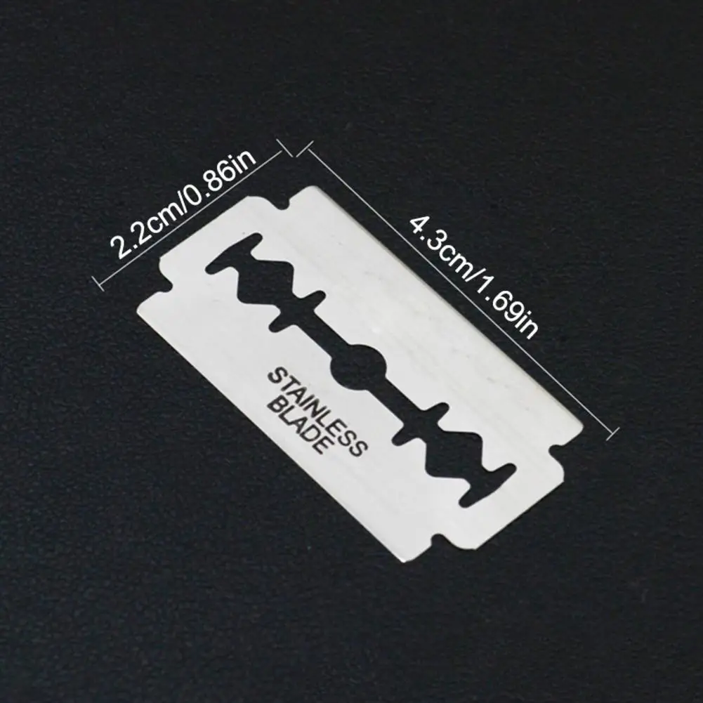 Бритвенные Лезвия для мужчин Безопасные лезвия из нержавеющей стали 10 шт.