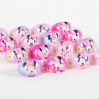 24 шт.лот Минни Маус вечерние свадебные подарки для гостей Кольца Детский перстни детский наряд для дня рождения вечерние украшения выступает поставок