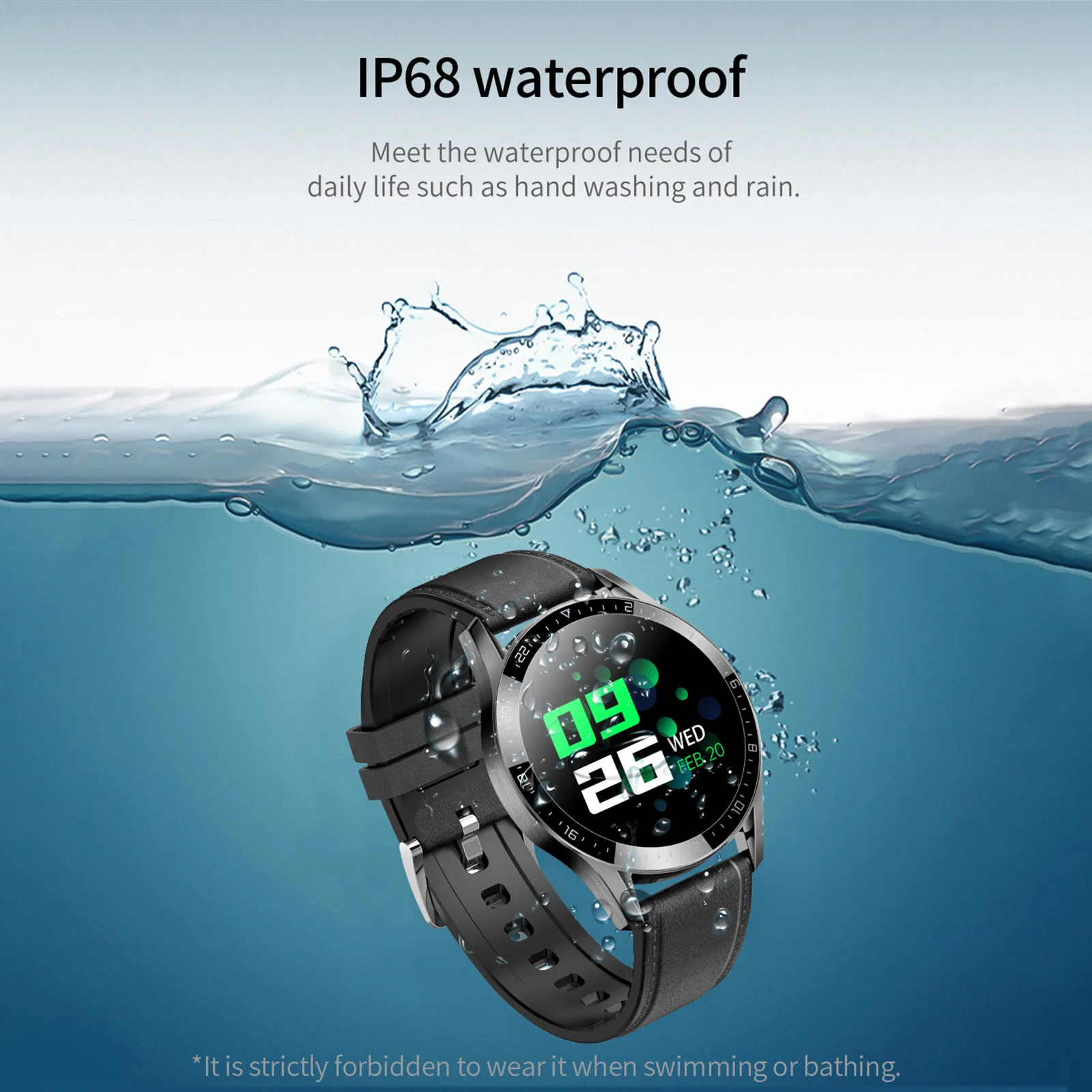 

Upgrade Version Smart Watch Gt05 Men Bluetooth Call Ecg Ppg Waterproof Blood Pressure Heart Rate Fitness Tracker Smartwatch#G3