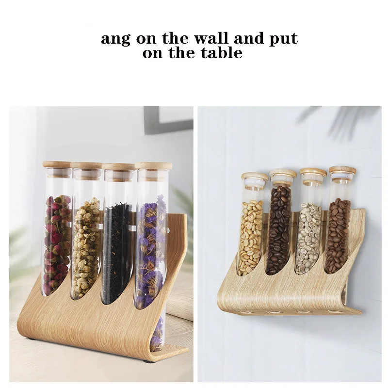 Украшение для обжарки дисплея банка кофе в зернах дисплей стенд цветок фруктовый