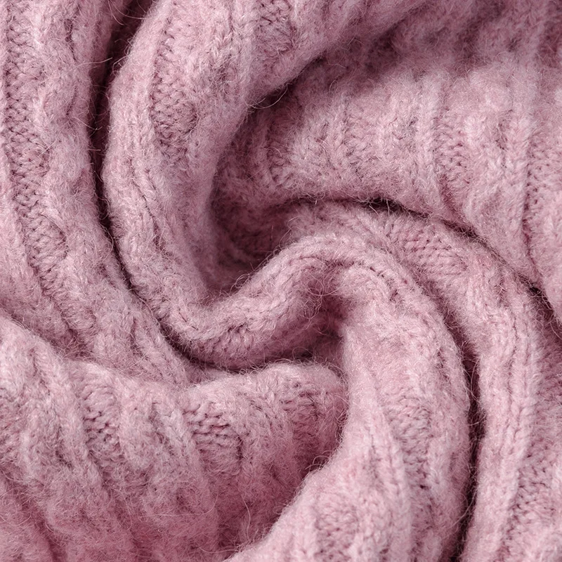 

Autumn Thick wool blends knit Twist Pullovers Sweaters female Winter 2019 Korean knitted pull oversized sweater womens jumper