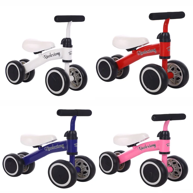 

Children's Walkers Four Wheels Balance Bicycle Bike Baby Walker Kids Scooter Child Ride On Toys Car Gift for Baby 1-4 Years Old