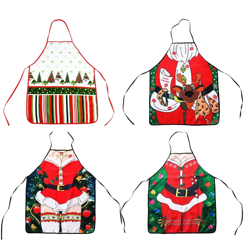 Behogar сексуальный Рождественский фартук для готовки кухонные костюмы вечерние с