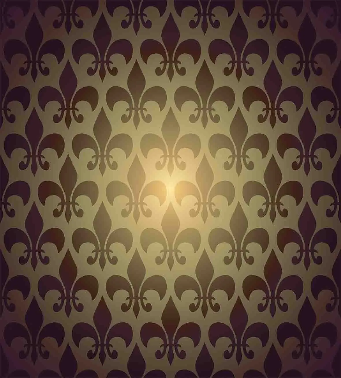 Набор пододеяльников из 3 предметов в стиле барокко с цветочным