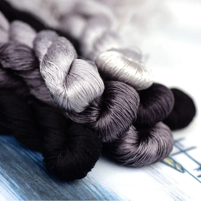 № 14 ручная вышивка шелковой нитью