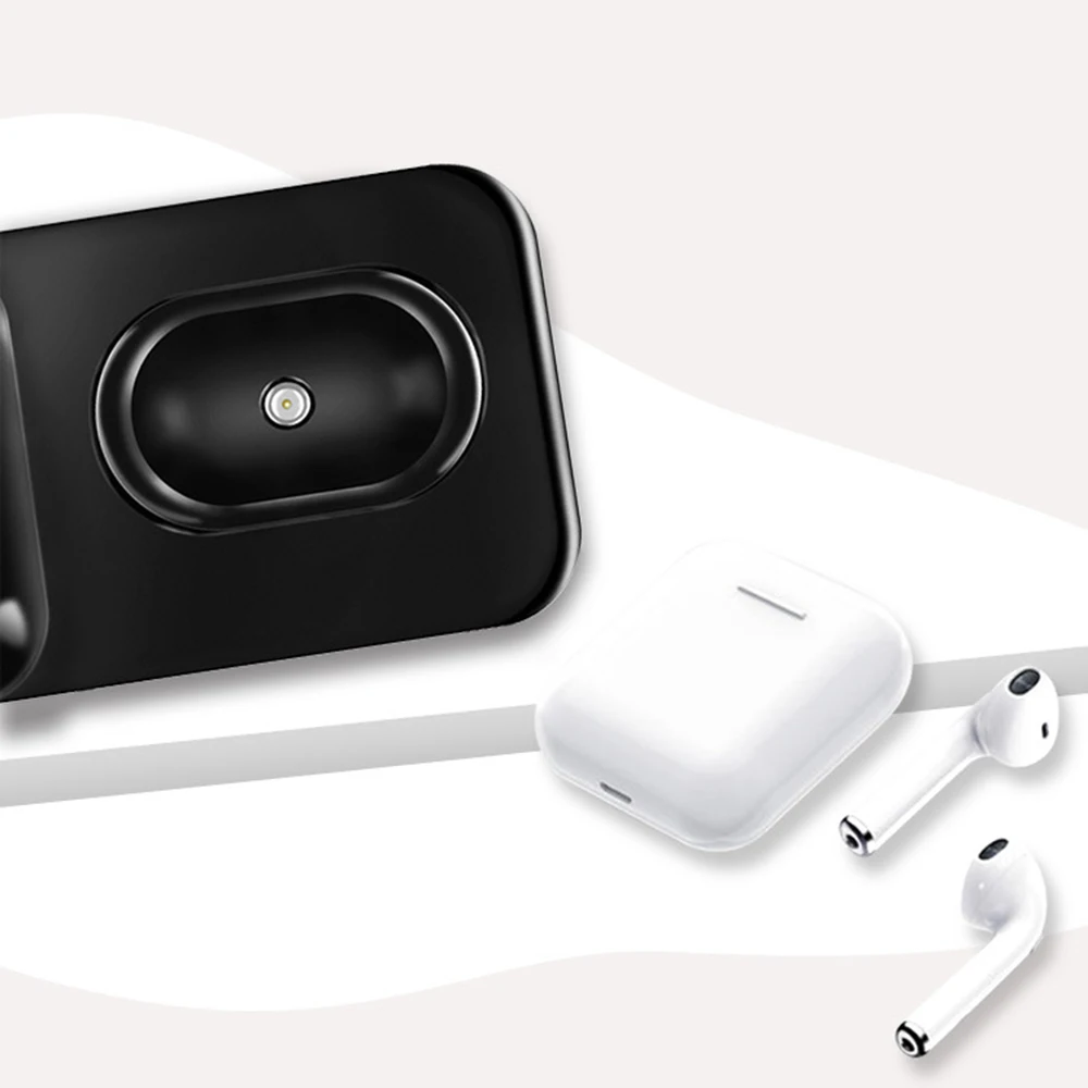 Супер практичная 3-1 Магнитная зарядная подставка для IPhone Iwatch Airpods высокое