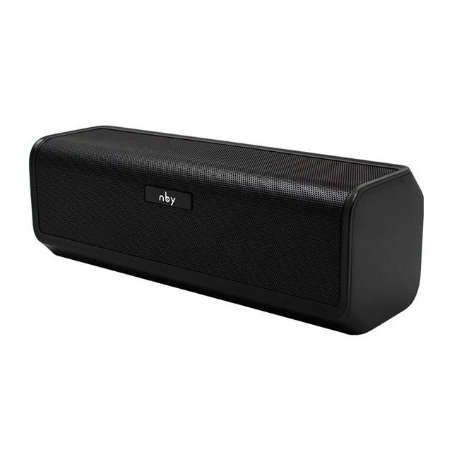 Black Портативные колонки Bluetooth 10 Вт, 4D стерео беспроводные громкоговорители, колонки, компьютерная поддержка басов, FM радио, TF, AUX, USB - Цвет: Black