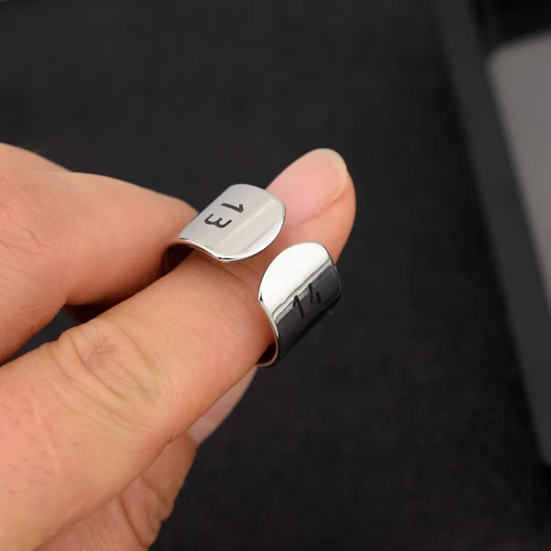 Кольцо с простой резьбой в стиле панк 1314 модное мужское и женское кольцо из