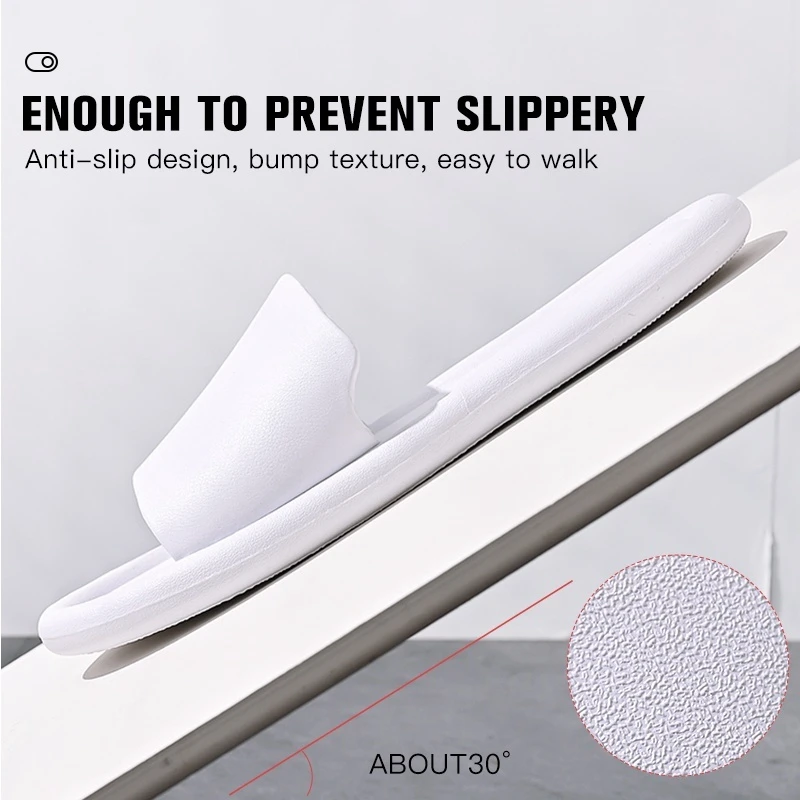 Домашние тапочки для женщин и мужчин сандалии на плоской подошве Нескользящие