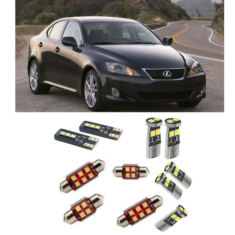

Car Accessories Car Led Interior Light Kit For Lexus IS II 2 mk2 - 2005 - 2013 Error Free White 6000K Super Bright