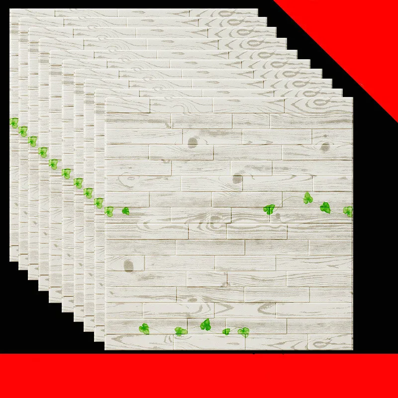 

10pcs 3D wall stickers self-adhesive ceiling decorative stickers living room bedroom TV background wallpaper foam wallpaper