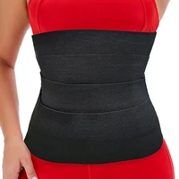 elastic waist trainer fitness shaperwear belt women slim tummy wrap waist trimmer belt slimming sheath body shaper control strap