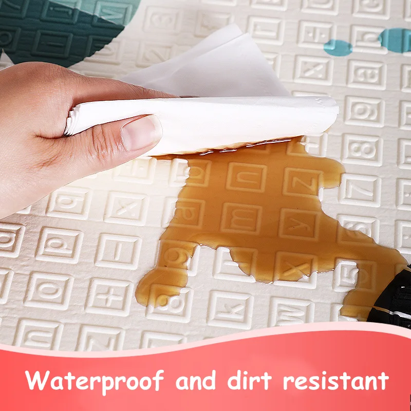 Игровой коврик-пазл детский из вспененного полиэтилена для двух поверхностей |