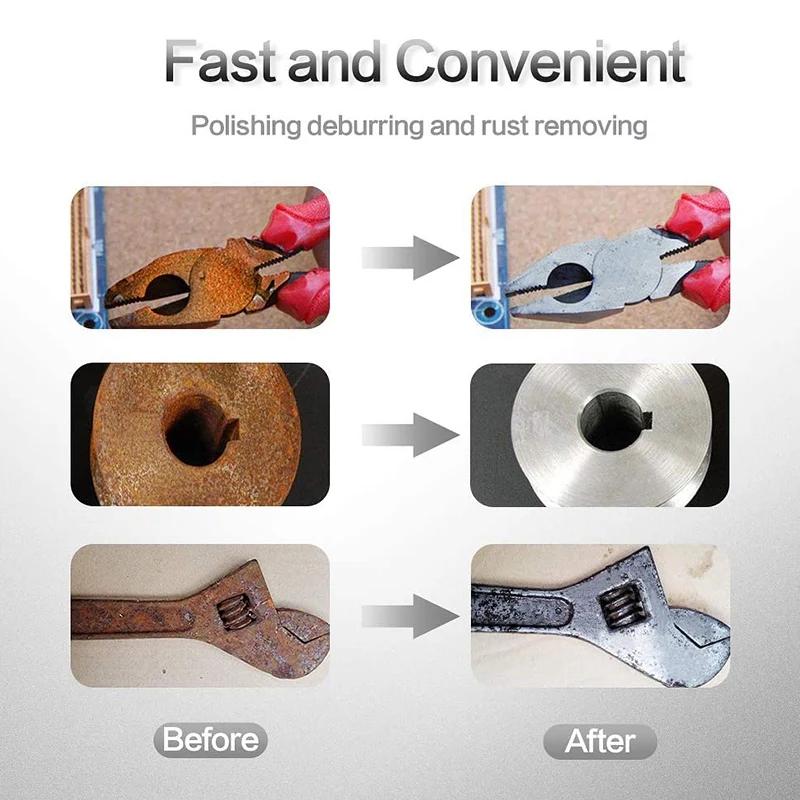 

Quick Change Sanding Discs Set, 2Pcs 1/4 Inch Holders, Die Grinder Surface Conditioning Burr Rust Paint Removal