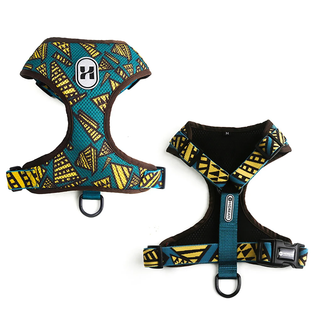 Нейлоновая шлейка для собак кошек с принтом французский бульдог маленький сбруя