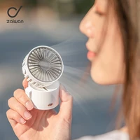 mini fan portable hanging neck fan usb rechargeable small fan 1000mah battery air cooler desktop outdoor handheld fan zaiwan