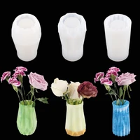 vase crystal epoxy resin mold flowerpot plant pot silicone mould diy crafts home decorations casting tools wholesale dropship