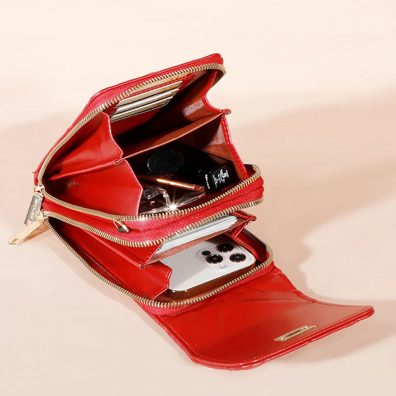 Брендовая дизайнерская маленькая сумка через плечо для телефона женские