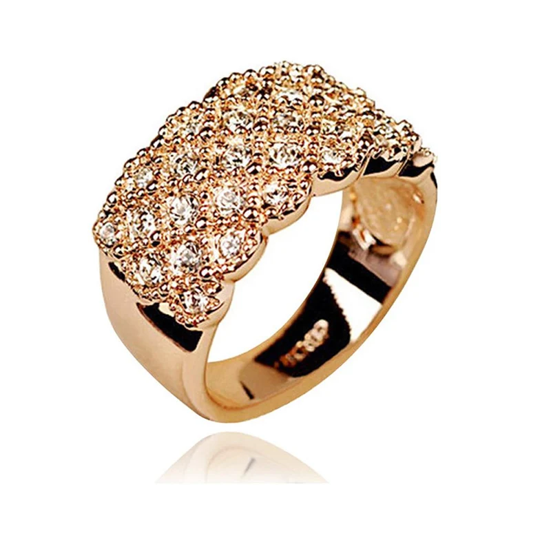 Обручальные кольца из серебра 925 пробы с искусственным бриллиантом Размер 5 6 7 8 9 10