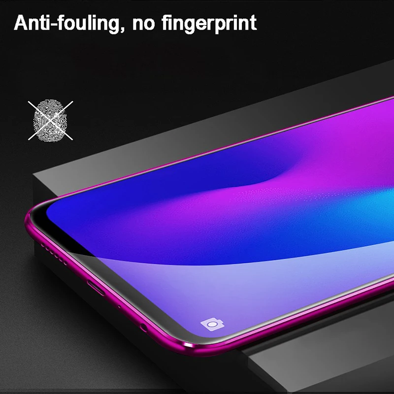 Полностью клеящаяся пленка из закаленного стекла для Redmi 7 Note 8 7 Pro, глобальная версия GO, Противоударная Защитная пленка для экрана с полным покрытием, Передняя пленка