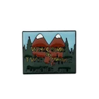 ЖенскаяМужская эмалированная брошь в виде букв Добро пожаловать в Твин Пикс