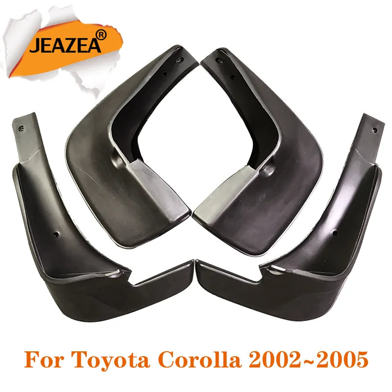 JEAZEA ABS Mud Flaps Splash Guards Mudguard Mudflaps Fenders with Screws For Toyota Corolla Vios Yaris Sedan 2002-2010 | Автомобили и