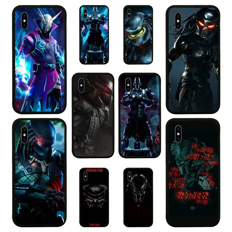 

Alien vs Predator Cool cell Phone Case For iphone 7 8 plus x xr xs 11 12 mini pro max black soft nax fundas cover