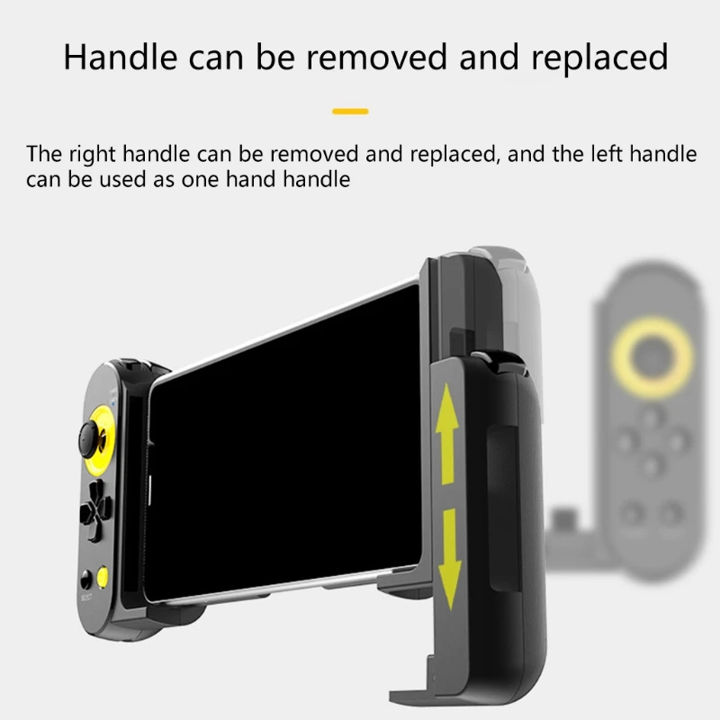 

Mobile Game Controller - Wireless Bluetooth Controller Gamepad for-Android 6.0+ Phone /Tablet with Detachable Modules