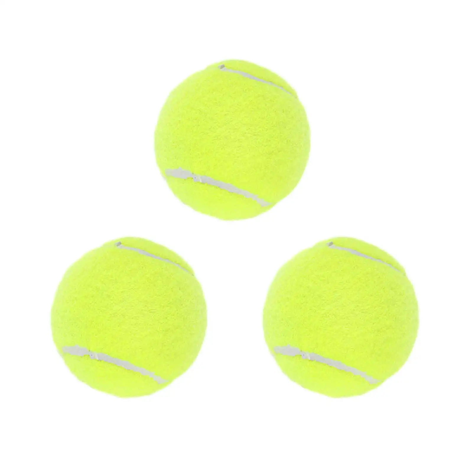 

3PCS Durable Standard Pressure Training Ball Training Tennis Portable Packaging High Elastic Practice Tennis For Entertainment