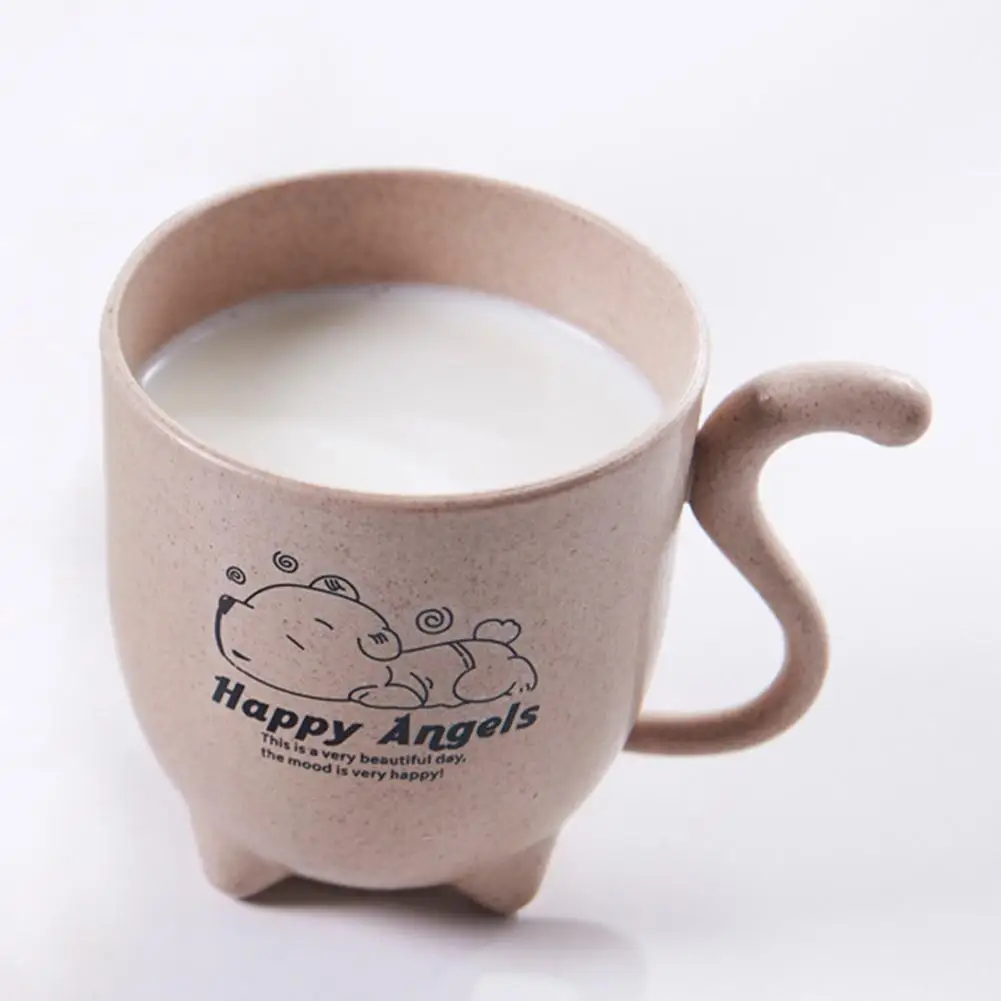 

Kids Cup Eco-friendly Creative Ergonomic Handle Kids Cartoon Water Cup for School Drink Cup Water Cup